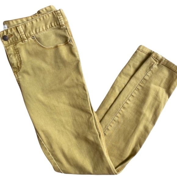 FREE PEOPLE Skinny Jeans in Mustard / Gold Size 29 - Picture 4 of 5